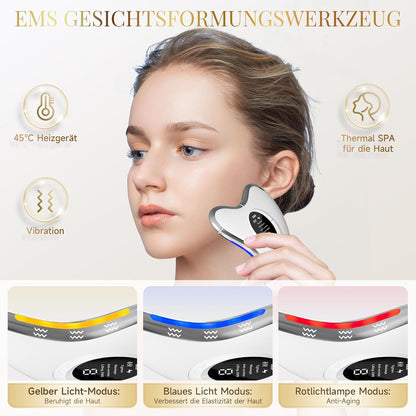 GloviaPro™ | 4-in-1 Elektrisches Gua Sha für Facelifting & Straffung